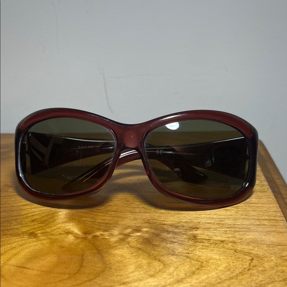 Gucci Burgundy Sunglasses GG2966/5 - Picture 2 of 9